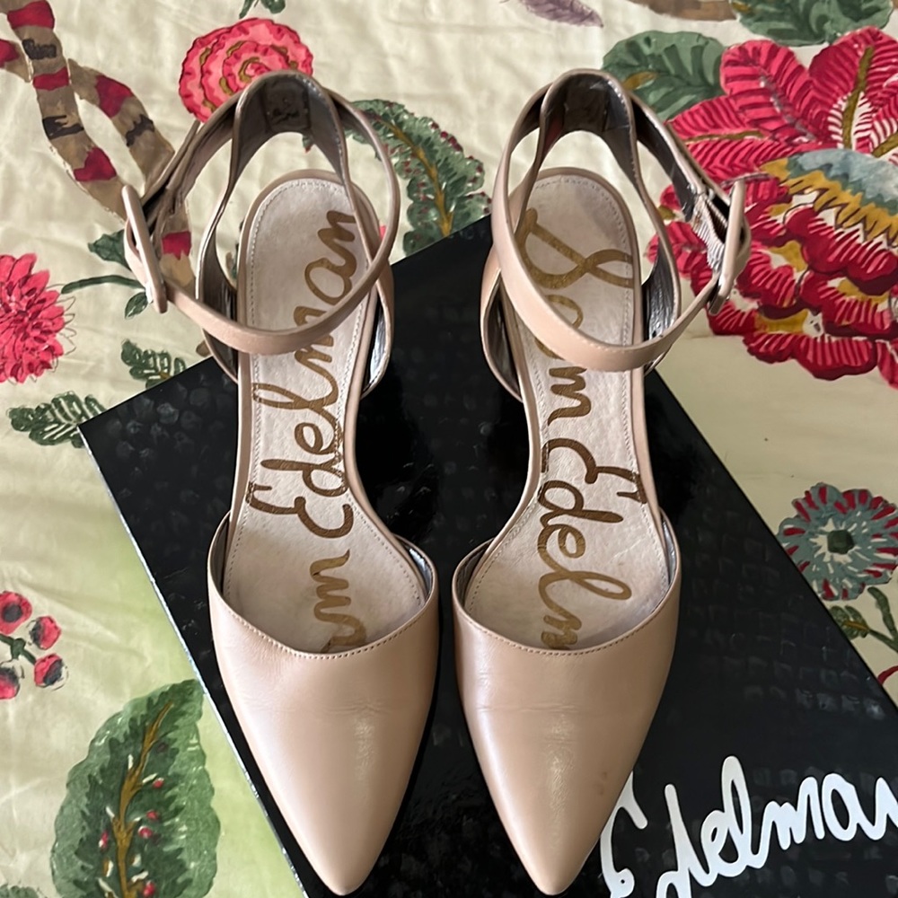 Sam Edelman Heels Size 7 1/2. Nude